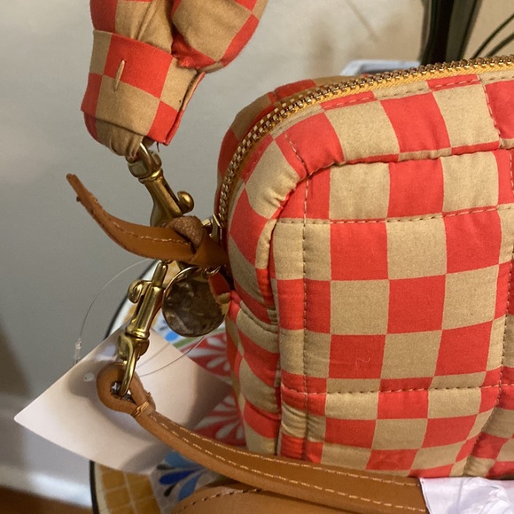 Clare V.. Lucie Quilted Checker Crossbody Bag - Picture 6 of 13